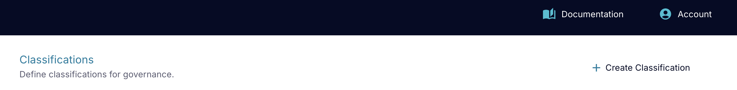 create classification button