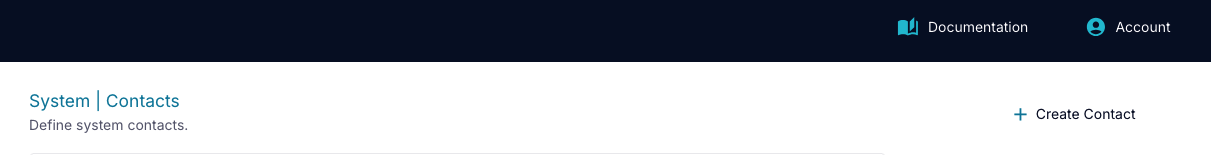 create contact button