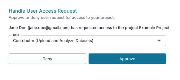grant user access page